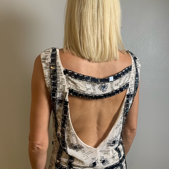 BOGO Free People Sequin Beaded Open Back Dress - Picture 8 of 11